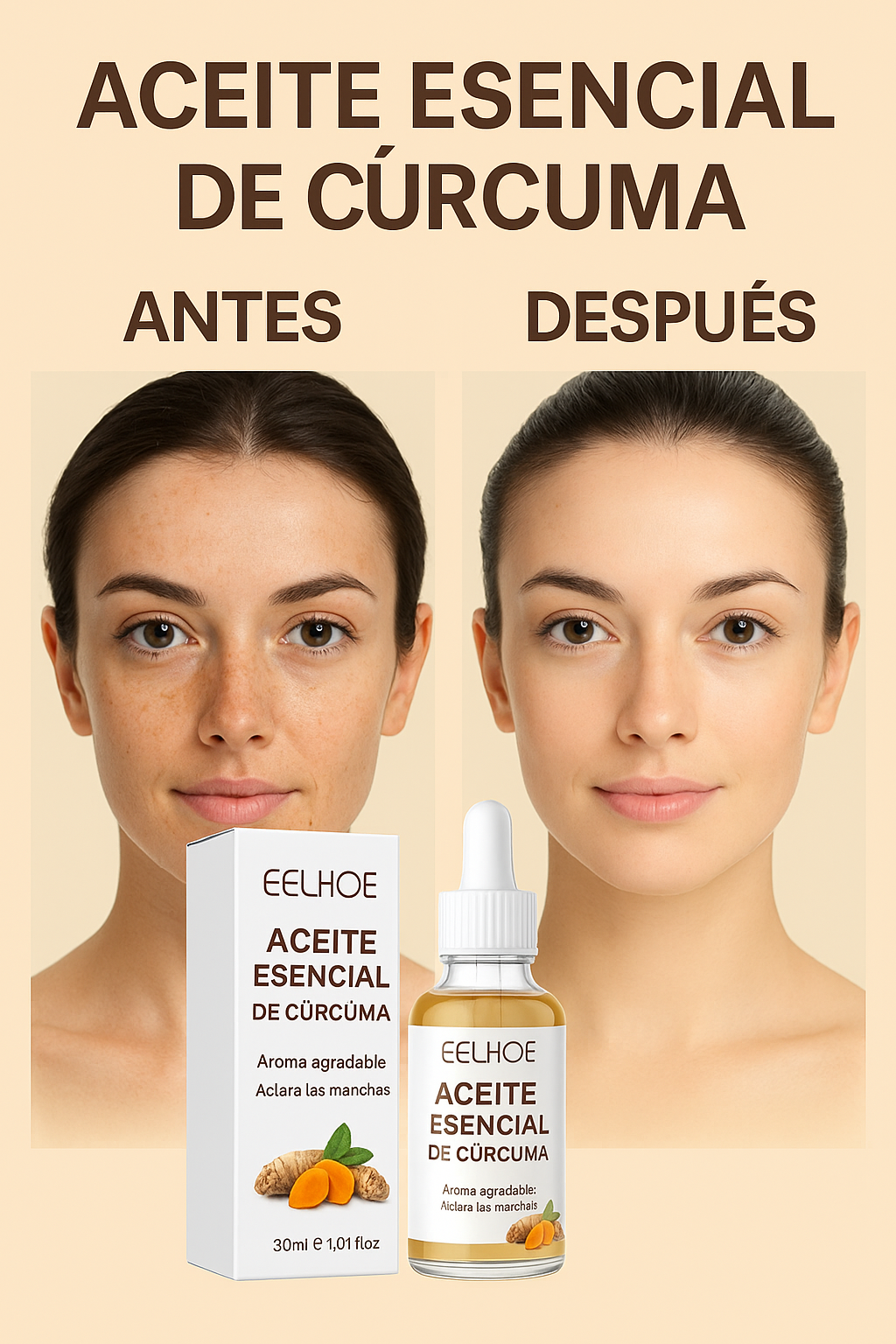 🧡 Aceite Esencial de Cúrcuma – 100% Puro y Natural (30ml)